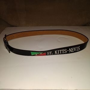 Leather Belt w/ buckle- St. Kitts & Nevis